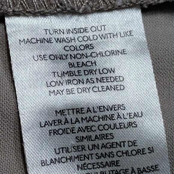 Anthro Pilcro Wide Legs Cargo Pants Size 32 P Waist Hems Drawstring Multi Pocket - Picture 16 of 16